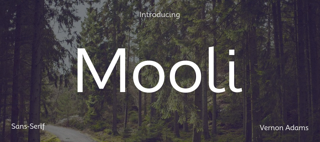 Mooli Font