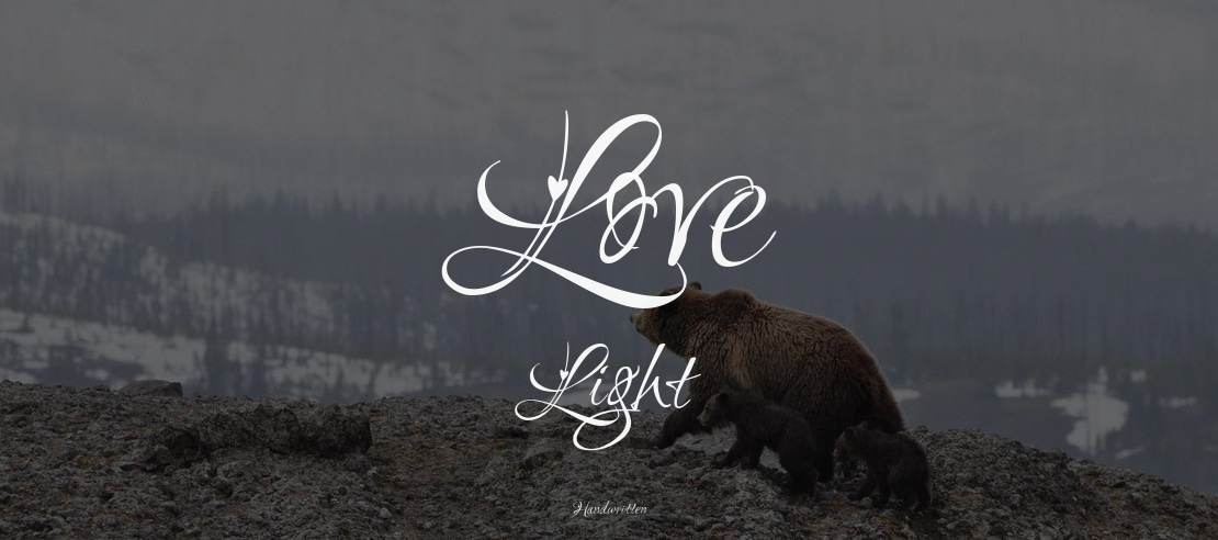 Love Light Font