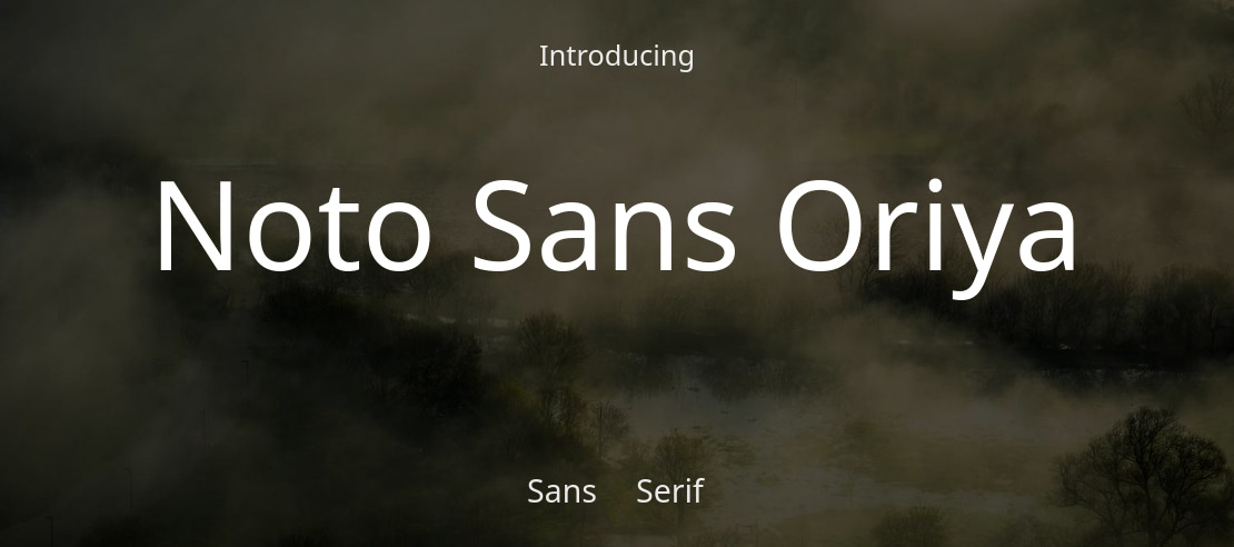 Noto Sans Oriya Font