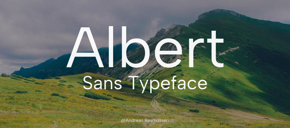 Albert Sans Font Family