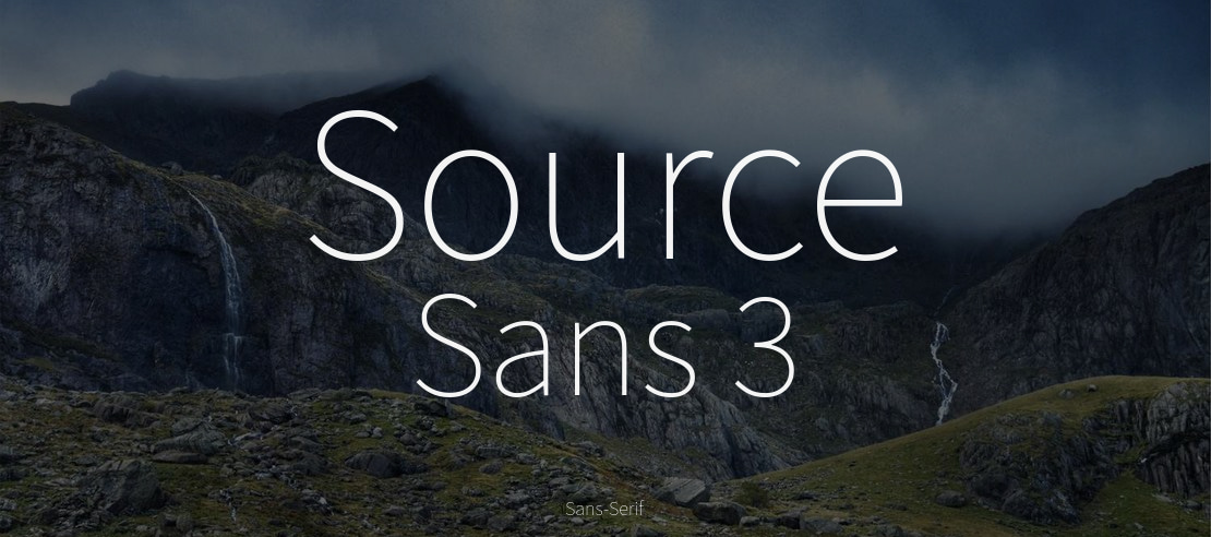 Source Sans 3 Font Family