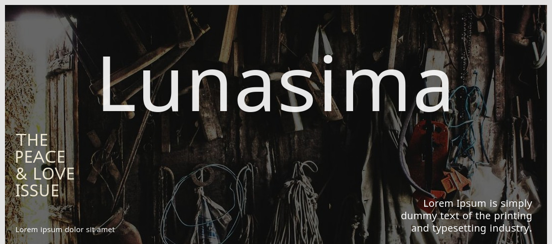 Lunasima Font Family