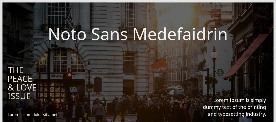 Noto Sans Medefaidrin Font