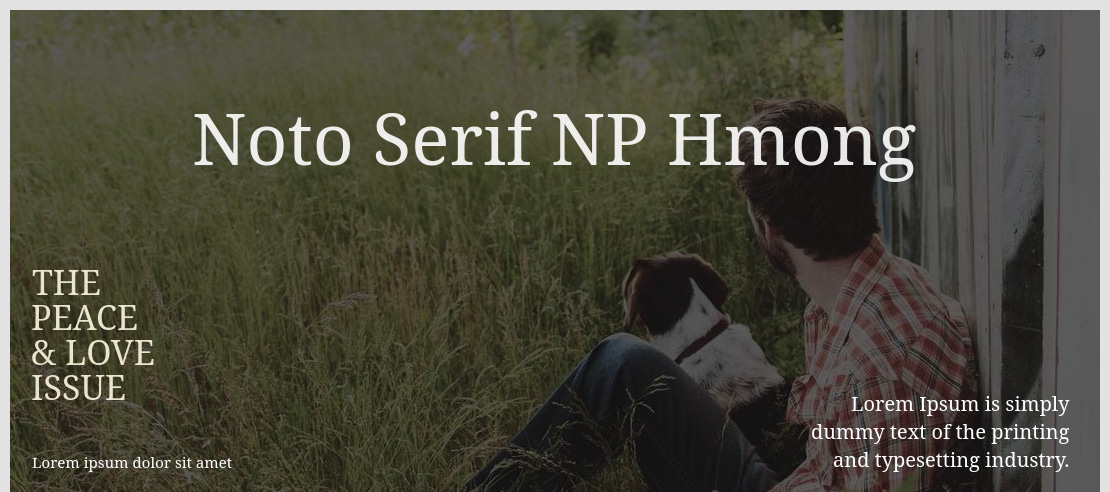 Noto Serif NP Hmong Font