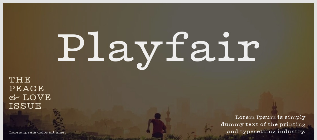 Playfair Font Family