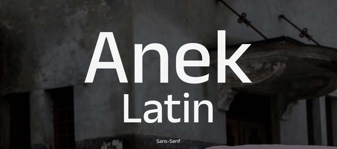 Anek Latin Font