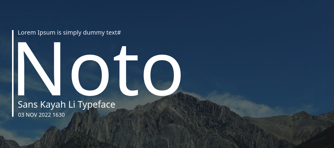 Noto Sans Kayah Li Font Download | Free Font.Download
