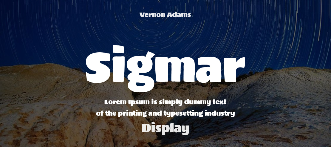 Sigmar Font