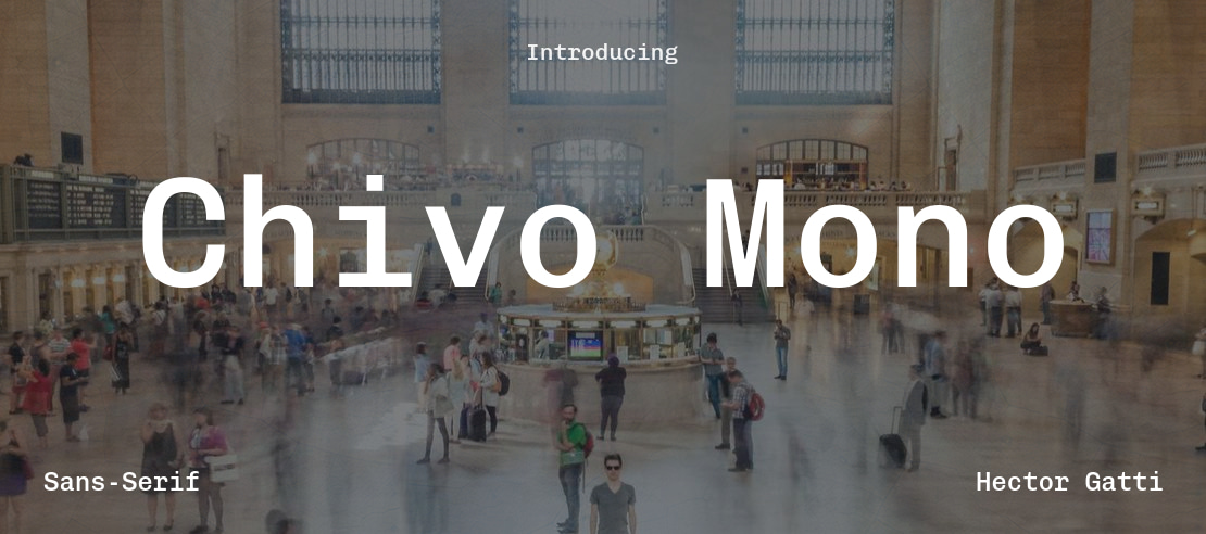 Chivo Mono Font Family