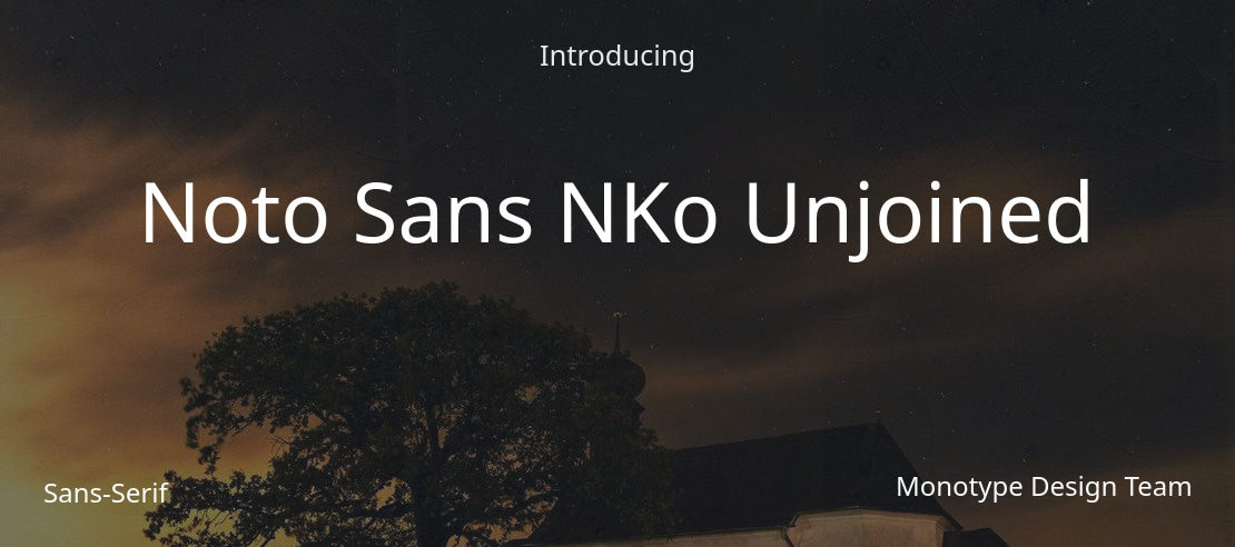 Noto Sans NKo Unjoined Font Download | Free Font.Download