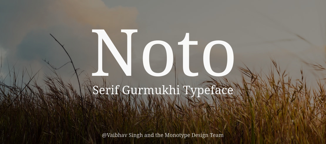 Noto Serif Gurmukhi Font