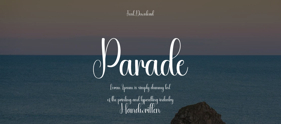 Parade Font