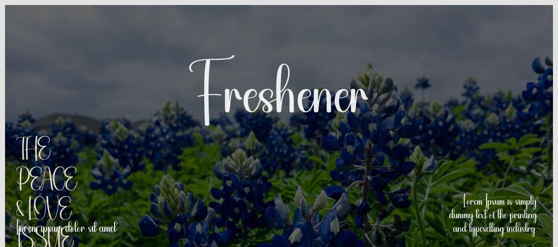 Freshener Font