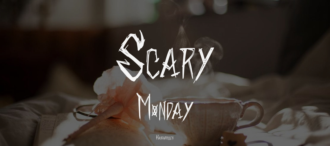 Scary Monday Font