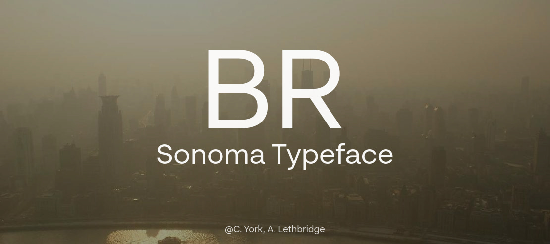 BR Sonoma Font Family