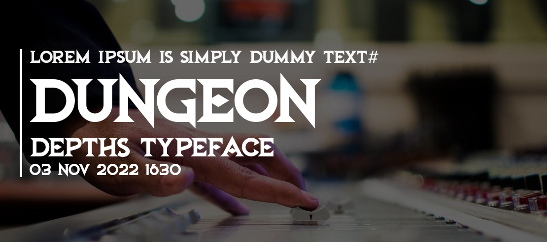 Dungeon Depths Font Family