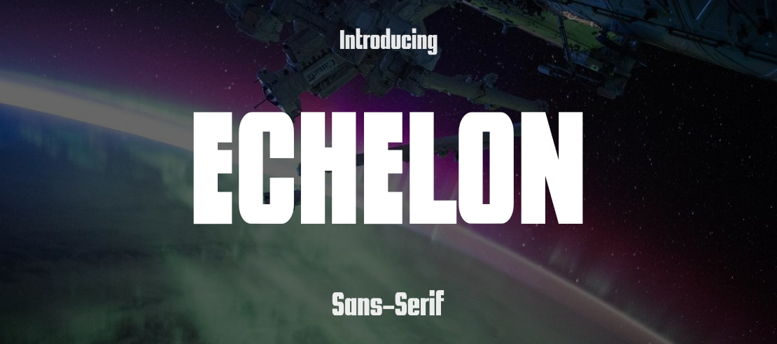 ECHELON Font