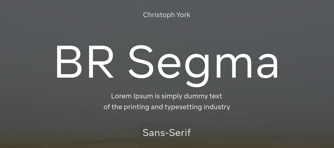 BR Segma Font Family