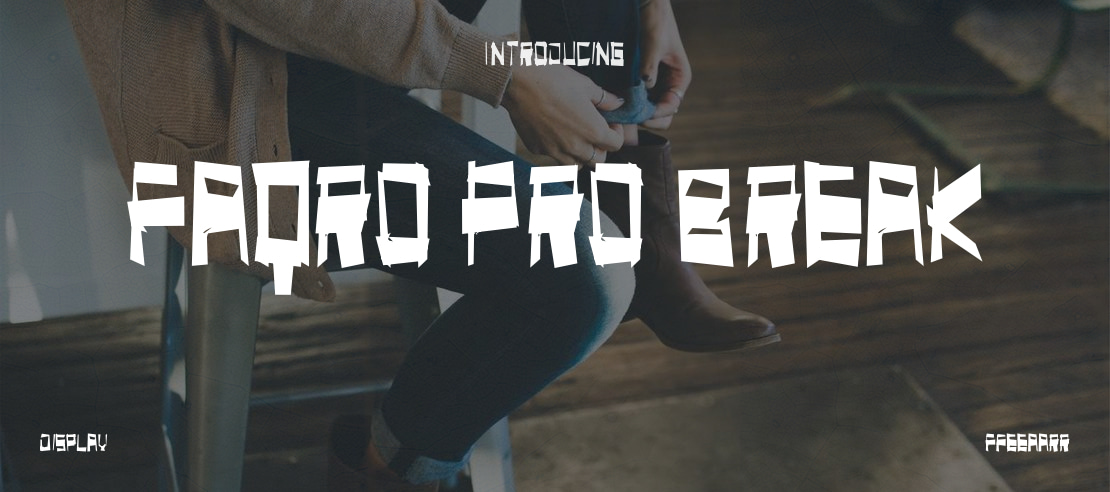 Faqro Pro Break Font