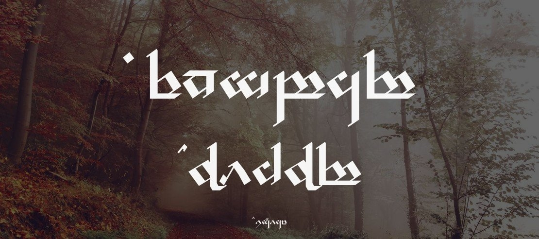 Tengwar Noldor Font Family