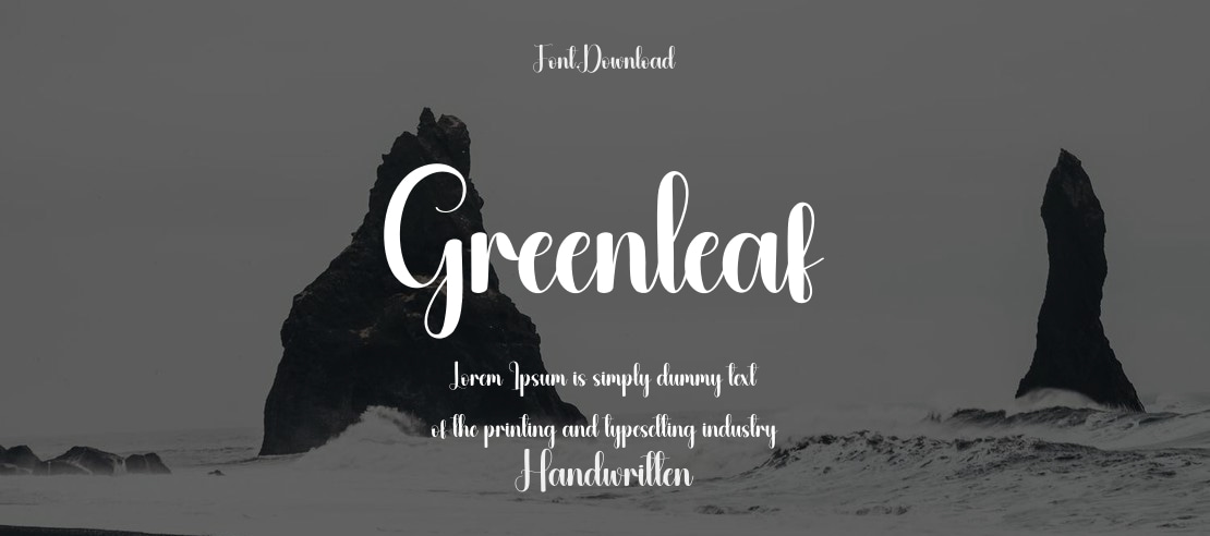 Greenleaf Font
