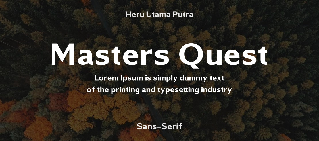 Masters Quest Font Family