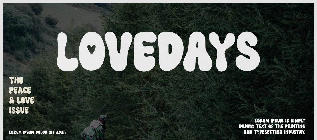 Lovedays Font