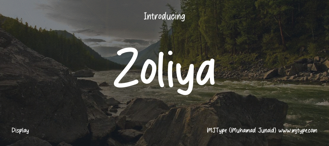 Zoliya Font