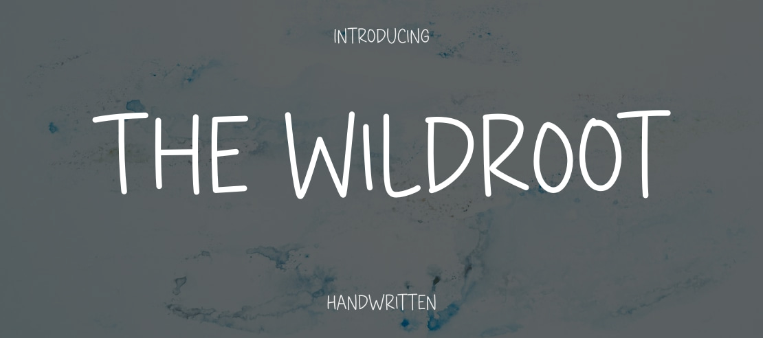 The Wildroot Font