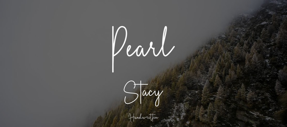 Pearl Stacy Font