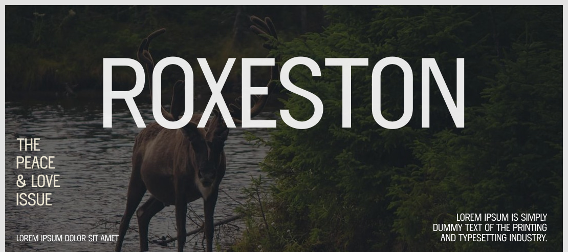 ROXESTON Font