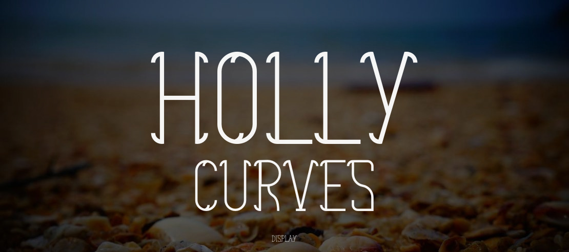 Holly Curves Font