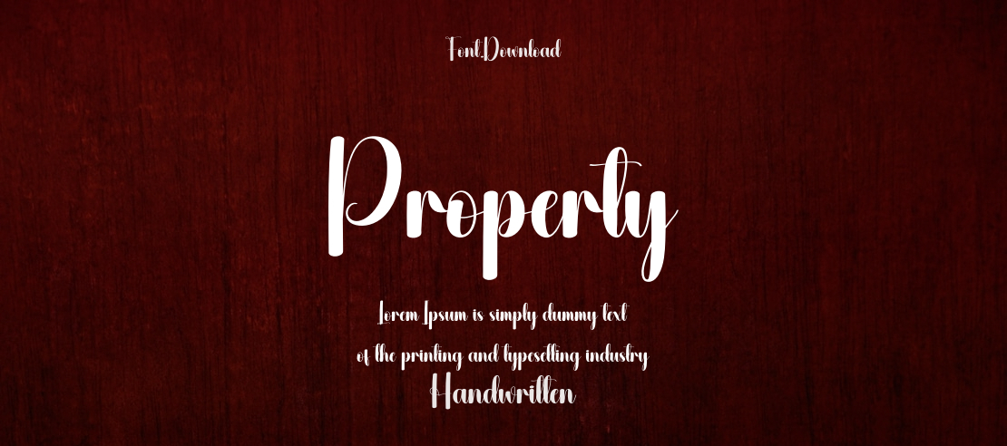 Property Font