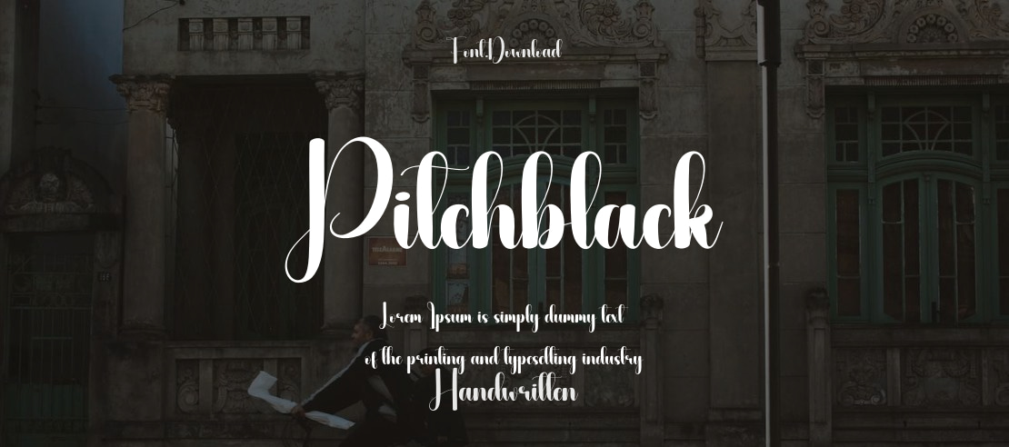 Pitchblack Font