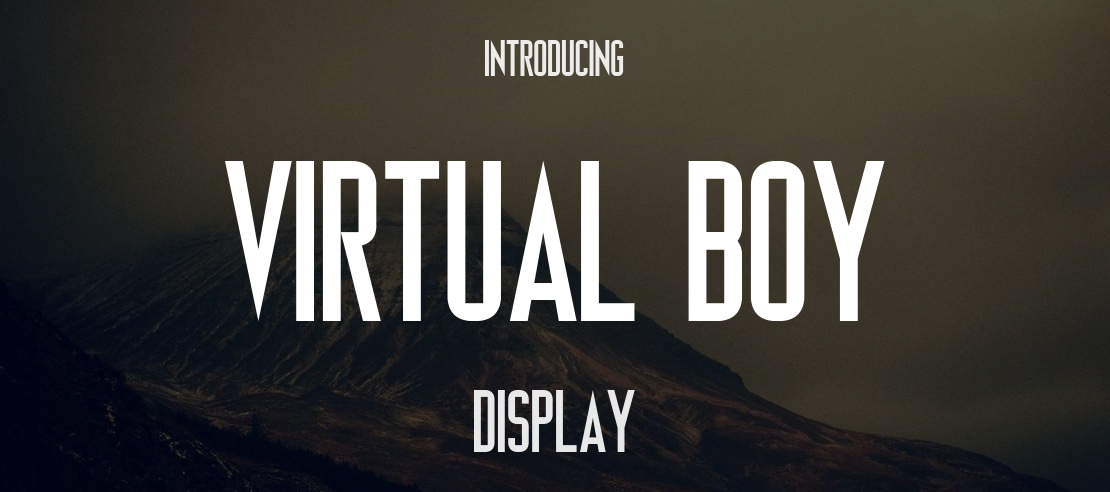 Virtual Boy Font