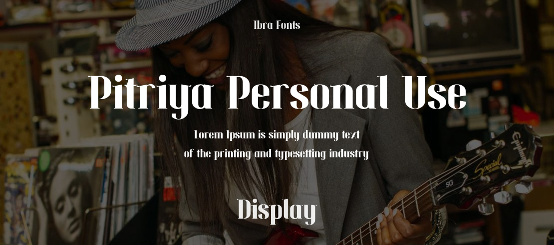 Pitriya Personal Use Font