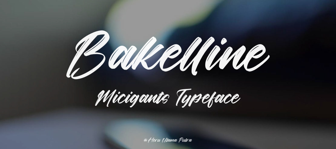 Bakelline Micigants Font Family