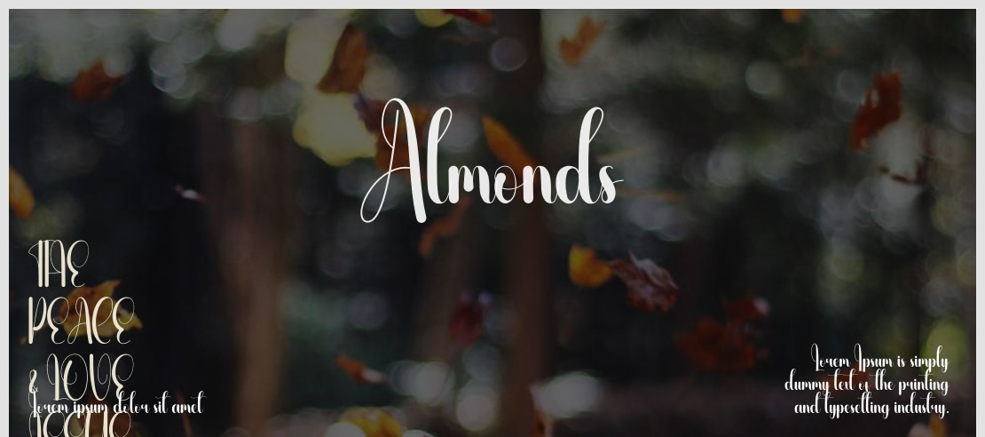 Almonds Font