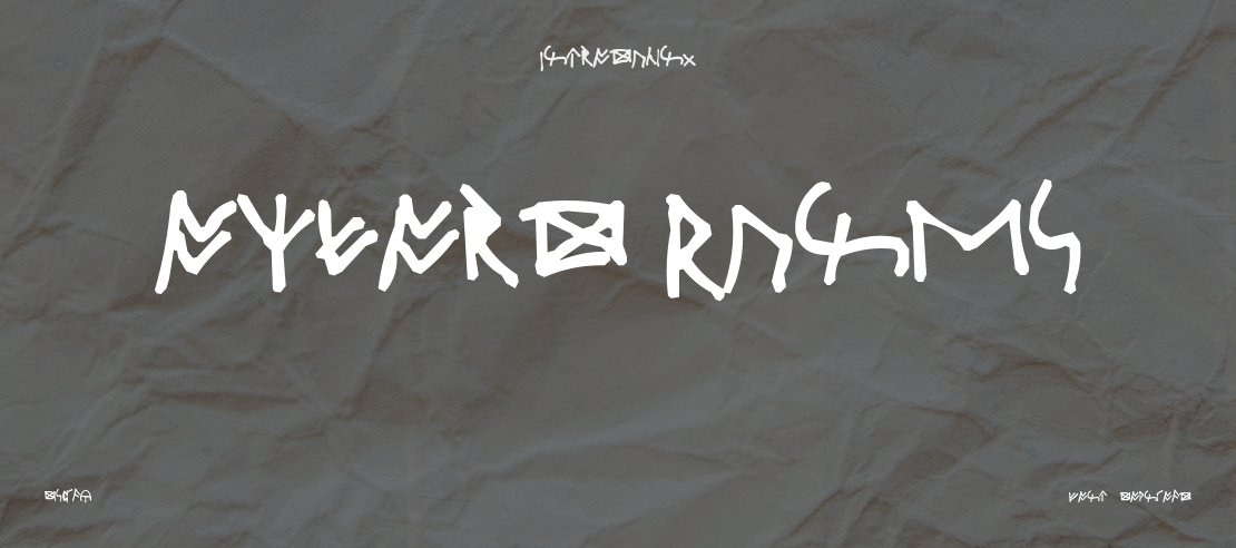 Oxford Runes Font