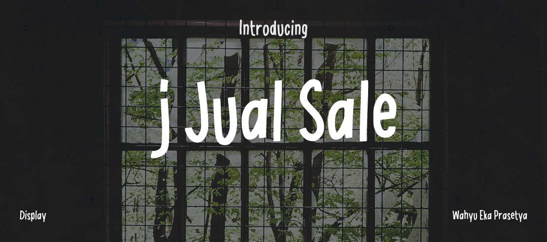 j Jual Sale Font