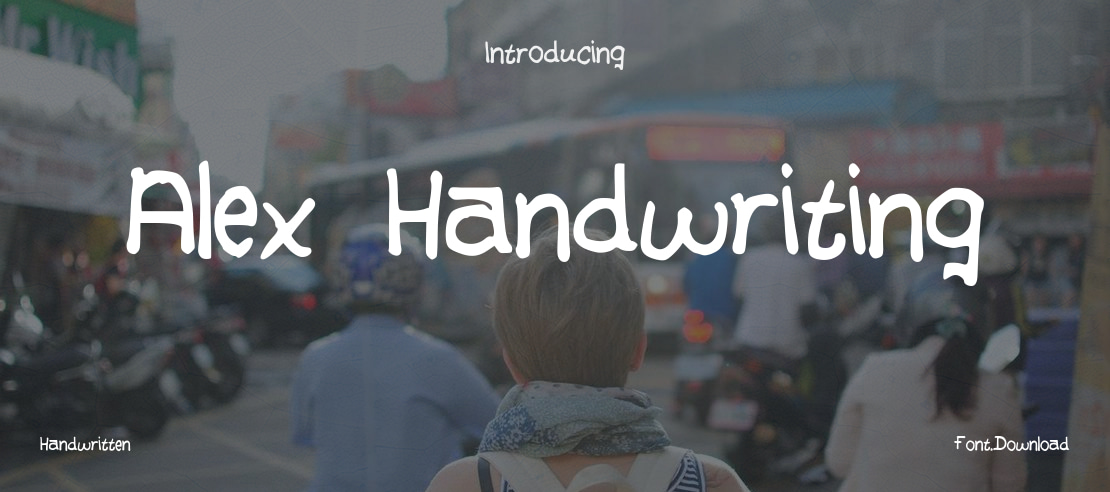 Alex Handwriting Font