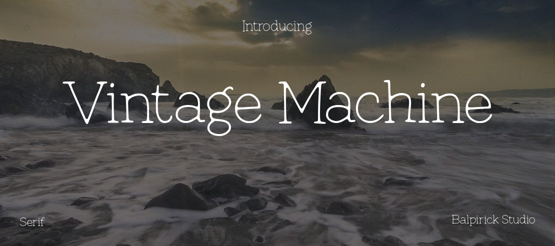 Vintage Machine Font