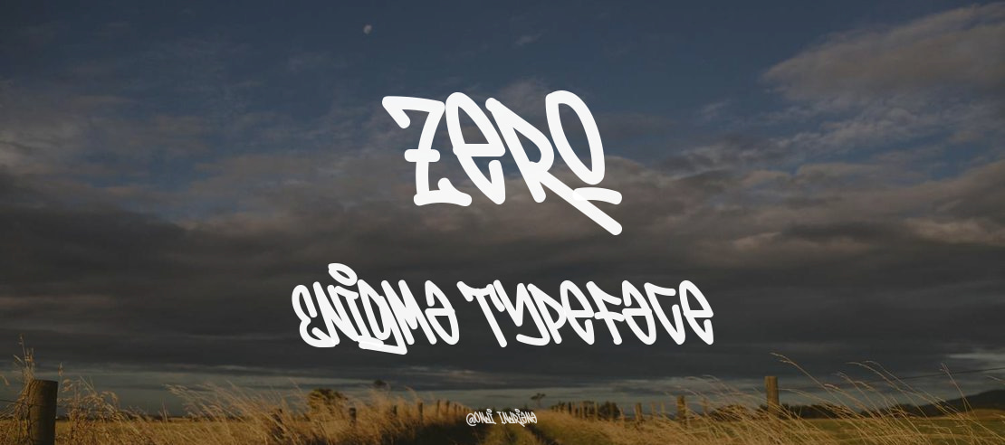 Zero Enigma Font