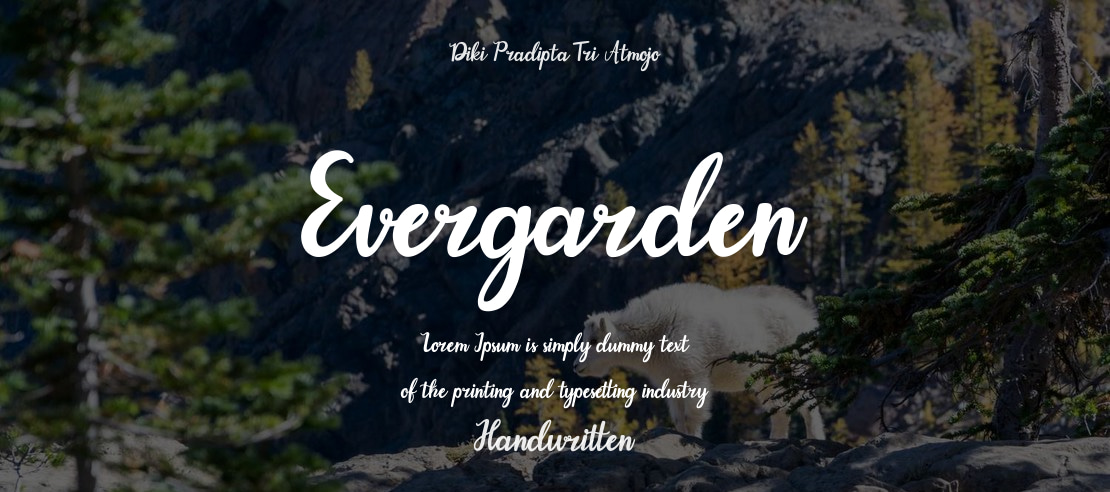 Evergarden Font