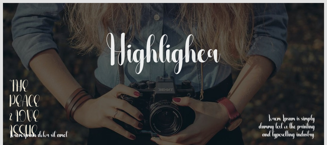 Highligher Font