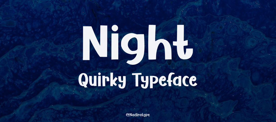 Night Quirky Font