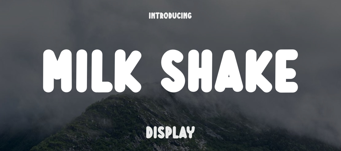 Milk Shake Font