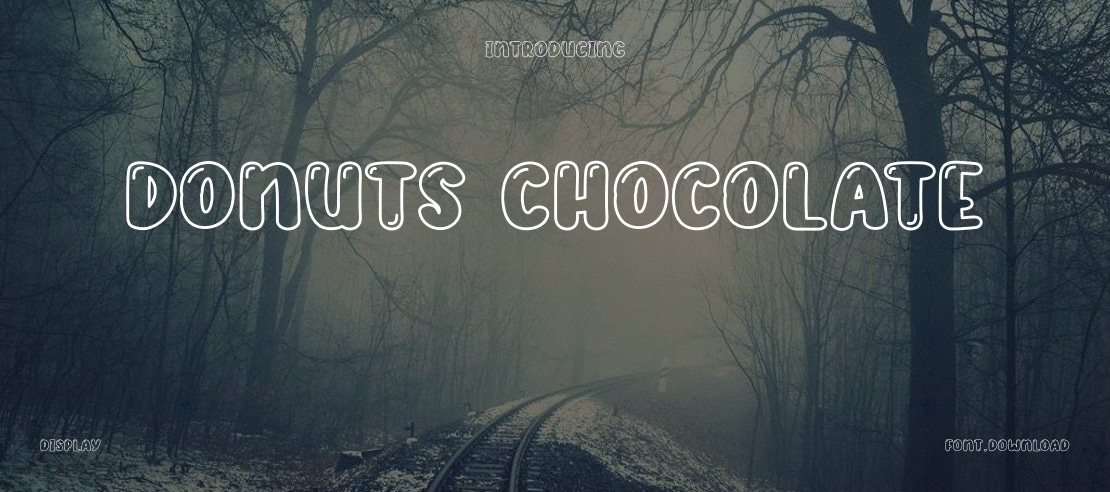 Donuts Chocolate Font