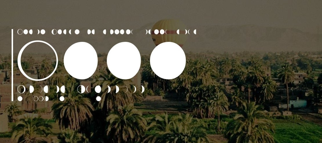 Moon Phases Font