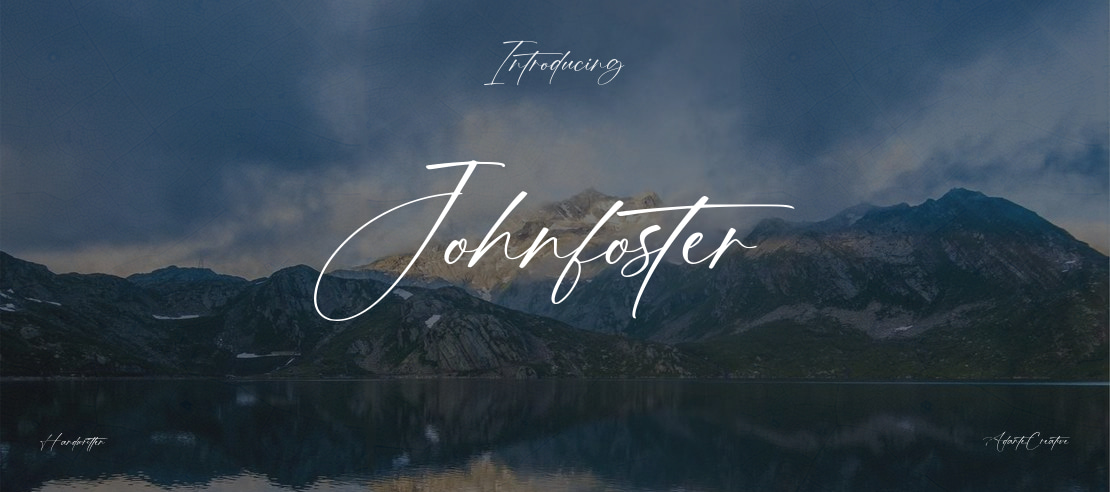 Johnfoster Font